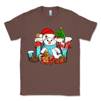 Chestnut joy christmas with snowman bbs Classic Tee - BundleAndBundleShop