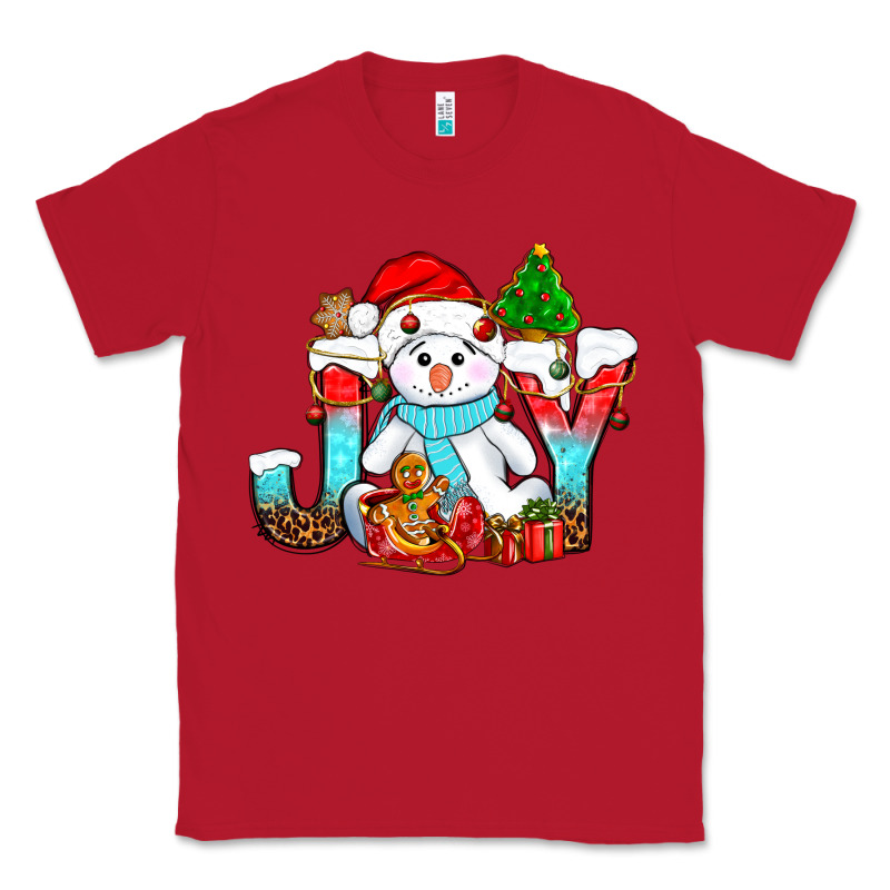 Joy Christmas With Snowman Bbs Classic Tee by BundleAndBundleShop | Teevron