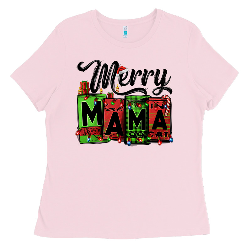 Merry Mama Christmas Ladies Tee by Jasminsmagicworld | Teevron