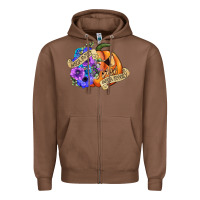 Chestnut sorta sweet sorta spooky Zipper Hoodie - CowGirlArtShop