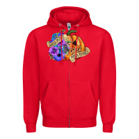 Red sorta sweet sorta spooky Zipper Hoodie - CowGirlArtShop