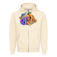 Sandshell sorta sweet sorta spooky Zipper Hoodie - CowGirlArtShop