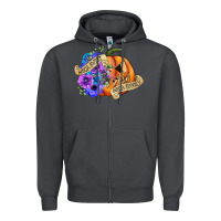Smoke sorta sweet sorta spooky Zipper Hoodie - CowGirlArtShop