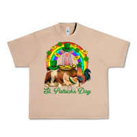 Burro St. Patrick's Day Farm Animal Png Urban Heavy Tee - BundleAndBundleShop