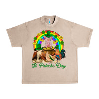 French Oak St. Patrick's Day Farm Animal Png Urban Heavy Tee - BundleAndBundleShop