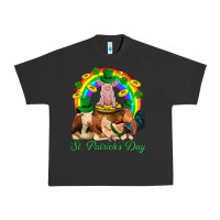 Pigment Black St. Patrick's Day Farm Animal Png Urban Heavy Tee - BundleAndBundleShop