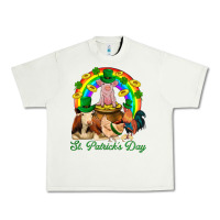 Pistachio St. Patrick's Day Farm Animal Png Urban Heavy Tee - BundleAndBundleShop