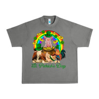 Tornado St. Patrick's Day Farm Animal Png Urban Heavy Tee - BundleAndBundleShop