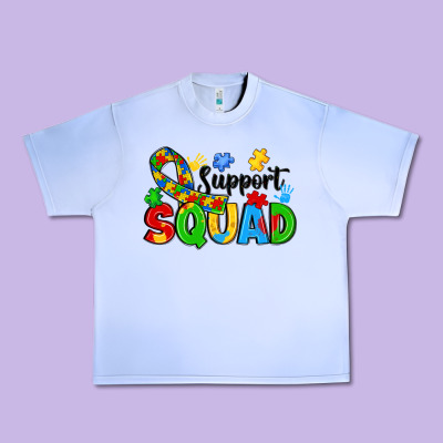 Support Squad Urban Heavy Tee Designed By Jahusdesignshop