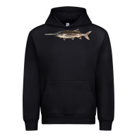 Black Paddlefish Illustrations, Urban Hoodie - LillyAllenDesigns