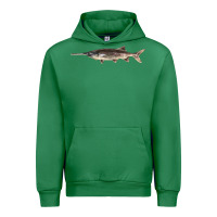 Emerald Paddlefish Illustrations, Urban Hoodie - LillyAllenDesigns