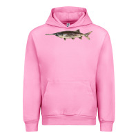 Fuchsia Pink Paddlefish Illustrations, Urban Hoodie - LillyAllenDesigns
