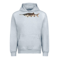 Heather Grey Paddlefish Illustrations, Urban Hoodie - LillyAllenDesigns