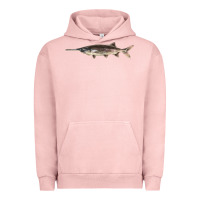 Pigment Salmon Paddlefish Illustrations, Urban Hoodie - LillyAllenDesigns