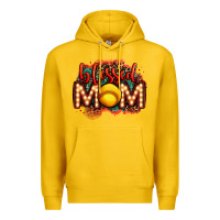 Lemon blessed softball mom lightbulb letters Premium Hoodie - OliviaCreatesArt
