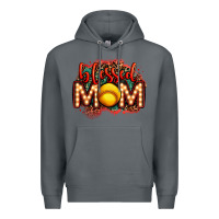 Rock blessed softball mom lightbulb letters Premium Hoodie - OliviaCreatesArt