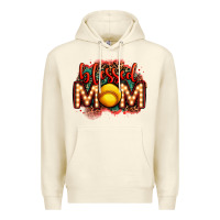 Sandshell blessed softball mom lightbulb letters Premium Hoodie - OliviaCreatesArt
