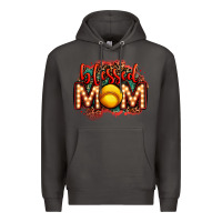 Smoke blessed softball mom lightbulb letters Premium Hoodie - OliviaCreatesArt