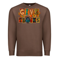 Chestnut Give Thanks Thanksgiving Premium Sweatshirt - FaDigitalArtStudio