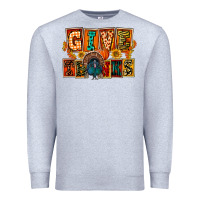Heather Grey Give Thanks Thanksgiving Premium Sweatshirt - FaDigitalArtStudio