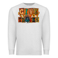 Oatmeal Heather Give Thanks Thanksgiving Premium Sweatshirt - FaDigitalArtStudio