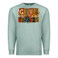 Seafoam Give Thanks Thanksgiving Premium Sweatshirt - FaDigitalArtStudio