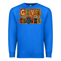 True Royal Give Thanks Thanksgiving Premium Sweatshirt - FaDigitalArtStudio