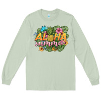 Matcha aloha summer Long Sleeve Tee - BarkalooDesign