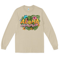 Mushroom aloha summer Long Sleeve Tee - BarkalooDesign
