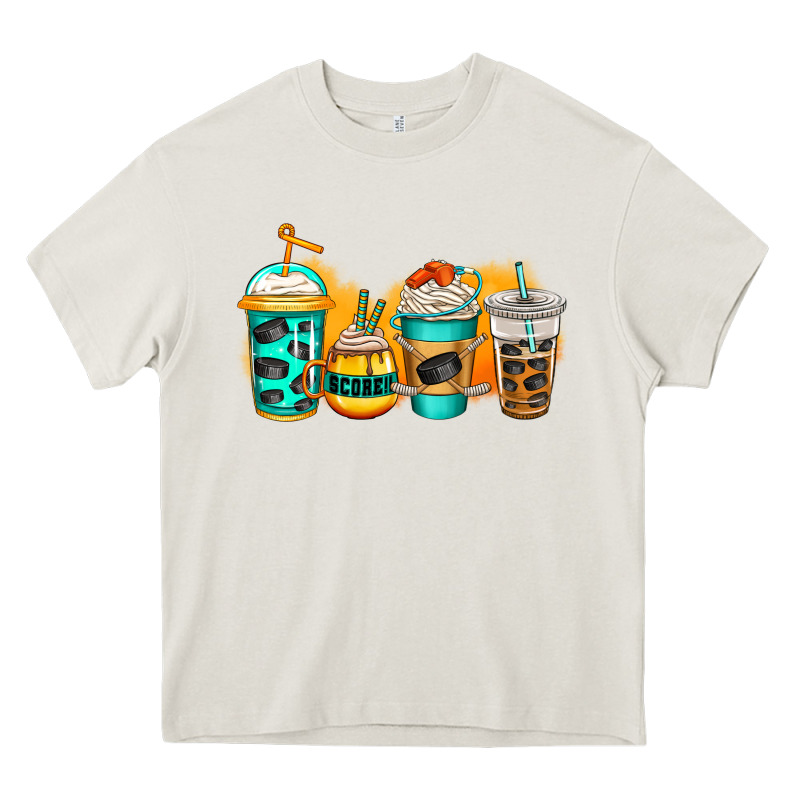 Ice Hockey Coffee Heavy Core Tee by Jasminsmagicworld | Teevron