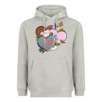 Moon Dust Easter Day Western Easter hearts Heavyweight Hoodie - OliviaCreatesArt
