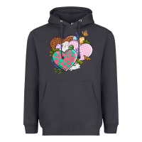 Smoke Easter Day Western Easter hearts Heavyweight Hoodie - OliviaCreatesArt