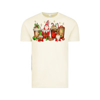 Vintage Arctic Christmas gnomes coffee cups Vintage Tee - MaliasSmallBusiness