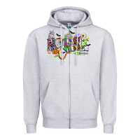 Heather Grey halloween nurse Zipper Hoodie - CowGirlArtShop