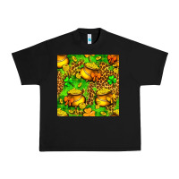 Black St. Patrick's pot of gold seamless pattern Urban Heavy Tee - BundleAndBundleShop