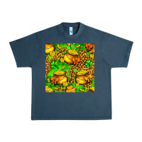 Midnight Navy St. Patrick's pot of gold seamless pattern Urban Heavy Tee - BundleAndBundleShop