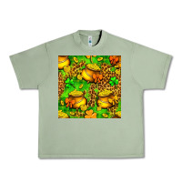 Oil Green St. Patrick's pot of gold seamless pattern Urban Heavy Tee - BundleAndBundleShop