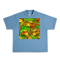 Pebble Blue St. Patrick's pot of gold seamless pattern Urban Heavy Tee - BundleAndBundleShop