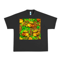 Pigment Black St. Patrick's pot of gold seamless pattern Urban Heavy Tee - BundleAndBundleShop