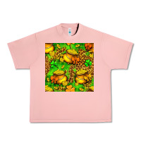 Salmon St. Patrick's pot of gold seamless pattern Urban Heavy Tee - BundleAndBundleShop