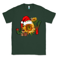 Sports Green joy christmas with sunflower bbs Classic Tee - BundleAndBundleShop