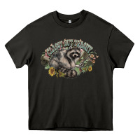 Asphalt classy but trashy racoon Heavy Core Tee - NancyCooperArtShop