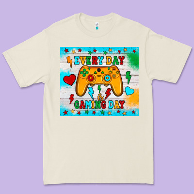 Every Day Is Gaming Day Premium Tee Designed By Jahusdesignshop