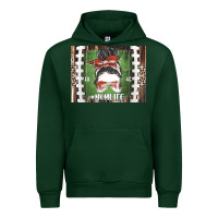 Forest Green American Football Mom life Urban Hoodie - CowhideDigitalArt
