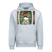 Heather Grey American Football Mom life Urban Hoodie - CowhideDigitalArt