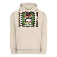 Pigment French Oak American Football Mom life Urban Hoodie - CowhideDigitalArt