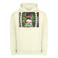 Pigment Pistachio American Football Mom life Urban Hoodie - CowhideDigitalArt