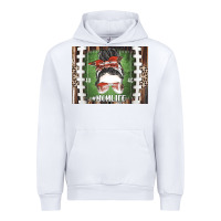 White American Football Mom life Urban Hoodie - CowhideDigitalArt