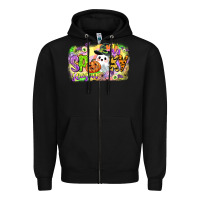 Black its spooky season Zipper Hoodie - CowGirlArtShop