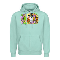 Seafoam its spooky season Zipper Hoodie - CowGirlArtShop